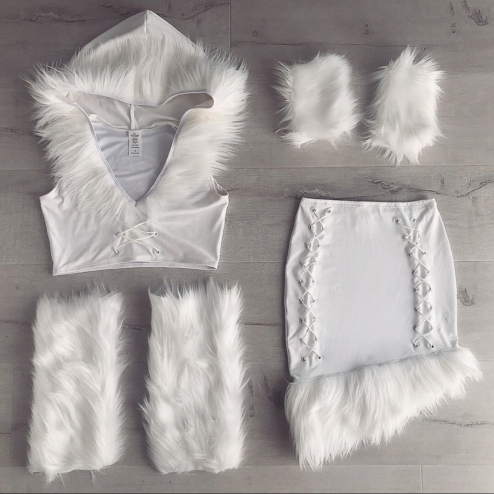 Kylie Jenner Inspired Eskimo Costume Hand-Made
